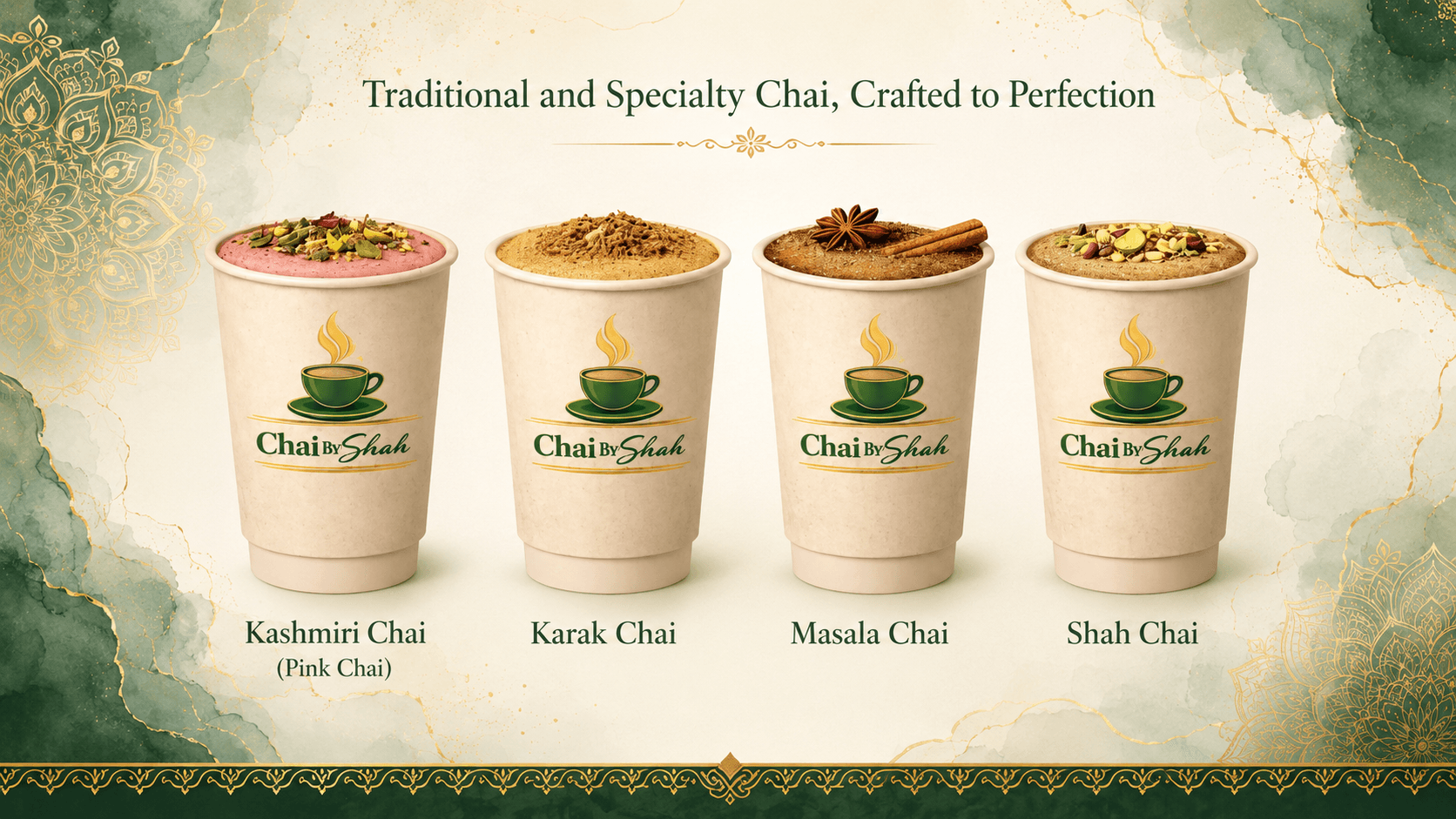 ChaiByShah Menu
